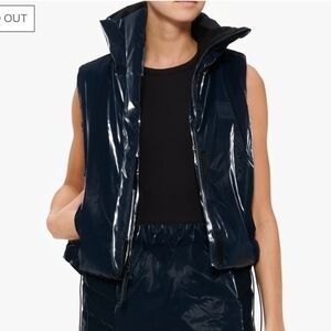 NWT Rains Loop W Vest Waterproof Warm Navy Ink Women's XS